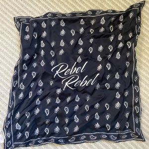 Rebecca Minkoff Vertical Paisley Bandana Silk Scarf